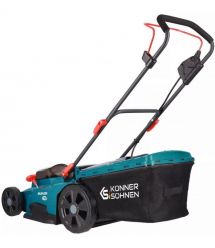 Könner & Söhnen Газонокосилка аккумуляторная KS 43LM-40V 40В(20+20) акб 2x4А·час 43см 50л 25-75мм 15.5кг