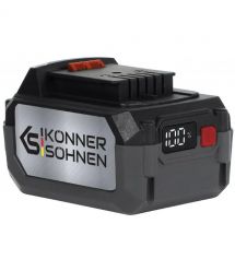 Könner & Söhnen Газонокосилка аккумуляторная KS 43LM-40V 40В(20+20) акб 2x4А·час 43см 50л 25-75мм 15.5кг