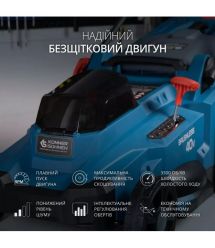 Könner & Söhnen Газонокосилка аккумуляторная KS 43LM-40V 40В(20+20) акб 2x4А·час 43см 50л 25-75мм 15.5кг