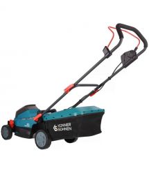 Könner & Söhnen Газонокосилка аккумуляторная KS 33LM-20V 20В акб 14А·час 33см 30л 25-75мм 14кг