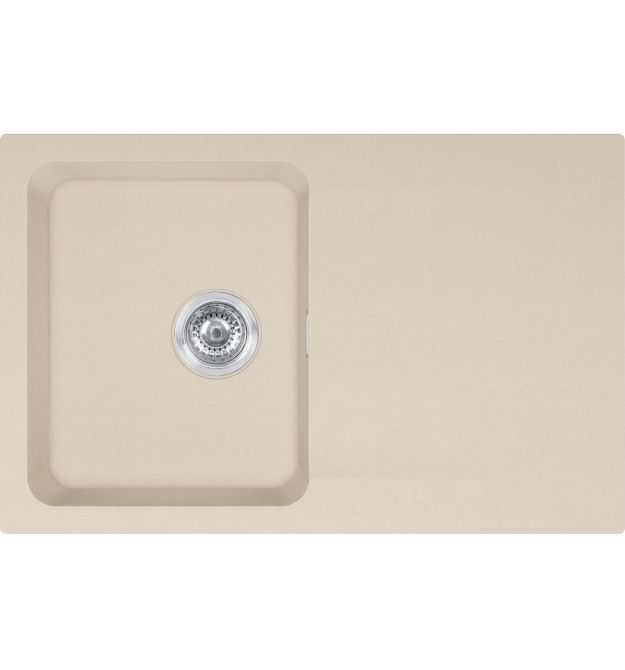Franke Мойка кухонная Orion OID тектонайт, прямоуг., с крылом, 780х500х180мм, чаша - 1, врезная, бежевый