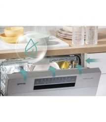 Gorenje Посудомоечная машина, 16компл., A+++, 60см, дисплей, 3 корзины, AquaStop, серый