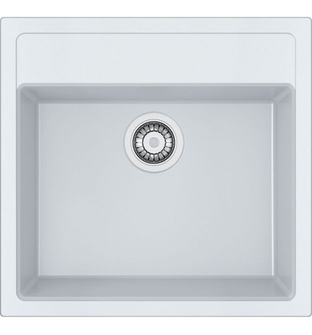 Franke Мойка кухонная Sirius тектонайт, прямоуг., без крыла, 560х530х200мм, чаша - 1, врезная, белый
