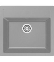 Franke Мойка кухонная Sirius тектонайт, прямоуг., без крыла, 560х530х200мм, чаша - 1, врезная, серый гранит