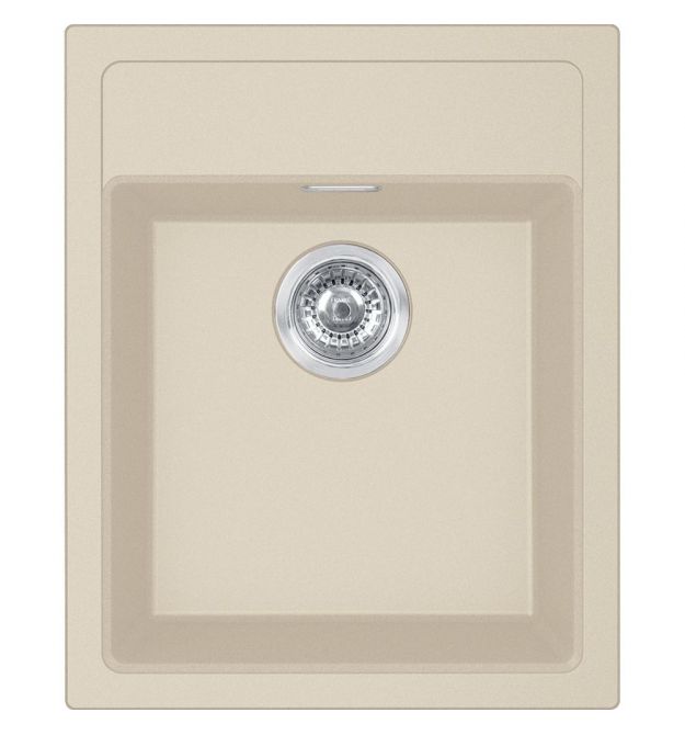 Franke Мойка кухонная Sirius тектонайт, прямоуг., без крыла, 430х530х200мм, чаша - 1, врезная, бежевый