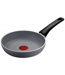 Tefal Сковорода Halo, 24см, алюминий, бакелит, серый