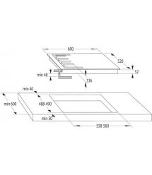 Gorenje Комплект (духовка электрическая BO6735E05B + поверхность газ на стекле GTW641EB), 743549, чорн