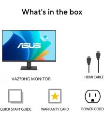 ASUS Монитор 27" VA279HG D-Sub, HDMI, Audio, IPS, 120Hz, 1ms, sRGB 99%, AdaptiveSync