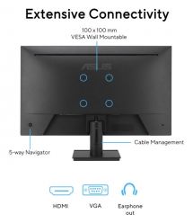 ASUS Монитор 27" VA279HG D-Sub, HDMI, Audio, IPS, 120Hz, 1ms, sRGB 99%, AdaptiveSync