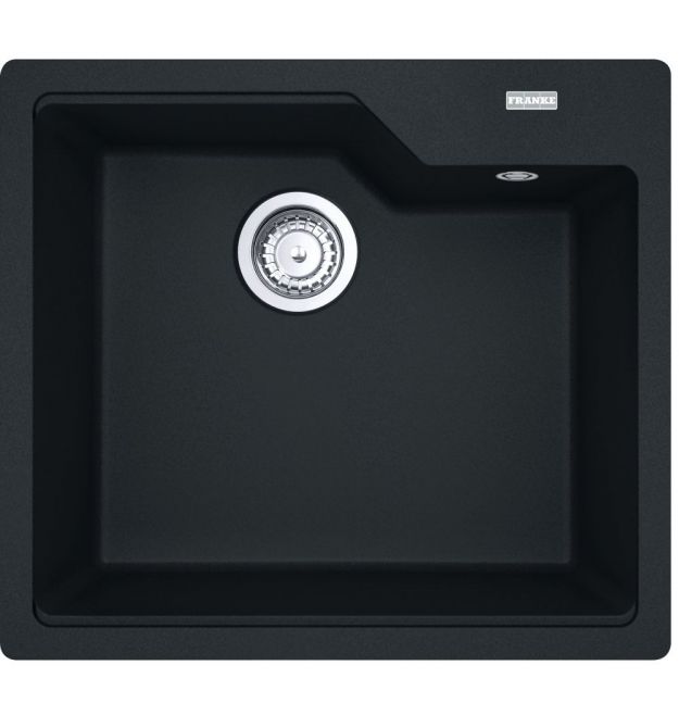 Franke Мойка кухонная Urban фрагранит, прямоуг., без крыла, 560х500х230мм, чаша - 1, врезная, черный