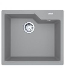 Franke Мойка кухонная Urban фрагранит, прямоуг., без крыла, 560х500х230мм, чаша - 1, врезная, серый камень