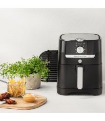 Tefal Мультипечь OBH Nordica EasyFry&Grill, 1550Вт, чаша-4.2л, механическое управл, до 200°C, пластик, черный