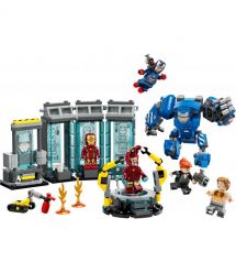 LEGO Конструктор Super Heroes Лаборатория Железного Человека: зал брони