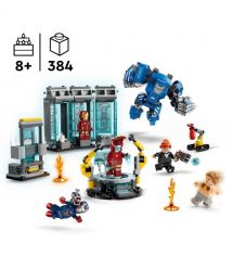LEGO Конструктор Super Heroes Лаборатория Железного Человека: зал брони