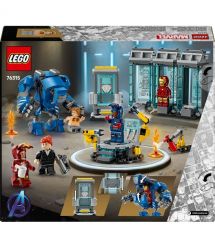 LEGO Конструктор Super Heroes Лаборатория Железного Человека: зал брони