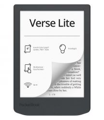 PocketBook Электронная книга 619 Verse Lite, Midnight Grey