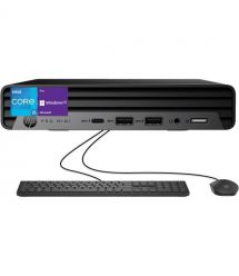 HP ПК Неттоп Pro 400-G9 Mini, Intel i3-13100T, 8GB, F512GB, UMA, WiFi, кл+м, 3г, Win11P