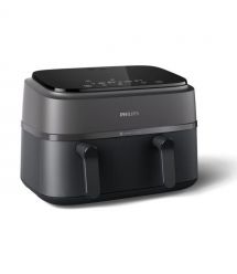Philips Мультипечь Ovi Dual Series 3000 2750Вт, чаша-6+3л, сенсорное управл., 2 контейнера, 8 авто. программ, пластик, чорний