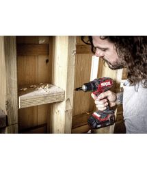 Skil Шуруповерт-дрель аккумуляторный 3065 CA Compact 20В бесщеточный 60Нм 500-1800об/мин 0.9кг без АКБ и ЗУ