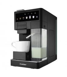 CATLER Кофеварка капсульная Renzo 1.6л, капсулы, молотый кофе, сенс. управл., автом. капучинатор, черный