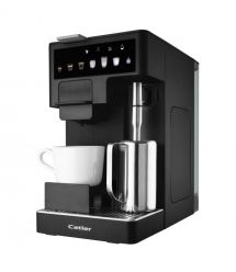 CATLER Кофеварка капсульная Renzo 1.6л, капсулы, молотый кофе, сенс. управл., автом. капучинатор, черный