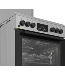 Beko Плита комби, 72л, 60x60см, дисплей, конвекция, серый