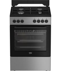 Beko Плита комби, 66л, 60x60см, конвекция, серебристый