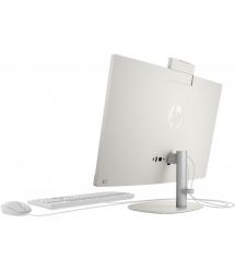 HP ПК Моноблок 245-G10 23.8" FHD IPS AG, AMD R5-7520U, 16GB, F512GB, UMA, WiFi, кл+м, 3р, DOS, белый