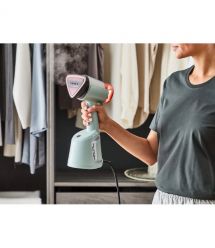 Tefal Отпариватель компактный AeroSteam, 1400Вт, 100мл, постоянный пар - 20гр, светло-зеленый