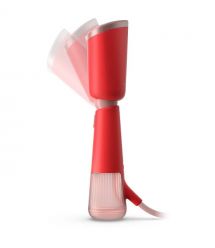 Philips Отпариватель компактный Series 5000, 1400Вт, 120мл, паровой удар -24гр, складная ручка, чехол-перчатка, пластик, красный