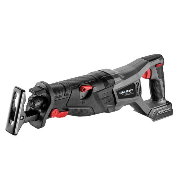 Graphite Пила сабельная аккумуляторная Energy+ 18В безщеточный пропил 120мм ход 28мм 2.64кг без АКБ и ЗП