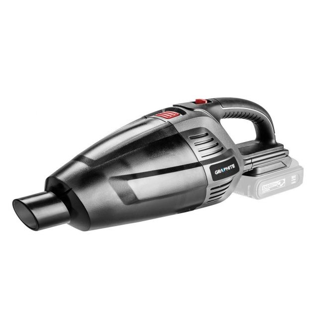 Graphite Пылесос аккумуляторный Energy+ 18В 34Вт 3.8кПа контейнер 0.5л HEPA 1.37кг без АКБ и ЗП