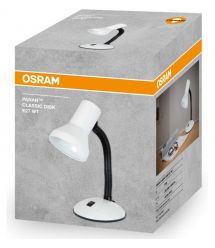 LEDVANCE Лампа настольная Panan CLASSIC DISK E27 белая