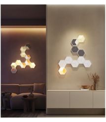 Govee Настенный светильник H106A Glide Hexagon Light Panels Ultra expansion pack, 1шт, RGBIC, WI-FI/Bluetooth, фіолетовий