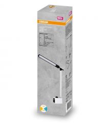 LEDVANCE Лампа настольная Panan Clock 8Вт 3000К 4000К 6500К 2USB с димером белая