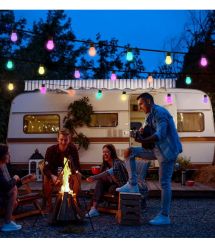 Govee Набор светодиодных ламп H7020 LEB Bulb String Lights, 15м, RGBIC/Warm White, WI-FI/Bluetooth, чорний