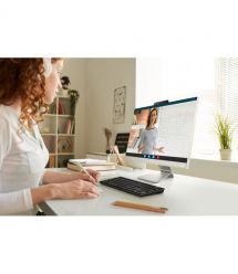 ASUS ПК Моноблок A3402WVAK-WA0030 23.8" FHD AG, Intel 3-100U, 16GB, F512GB, UMA, WiFi, кл+м, без ОС, белый