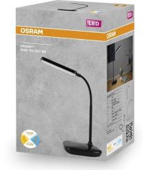 LEDVANCE Лампа настольная Panan DISK SQ 12W 3000К 4000К 6500К с димером черная