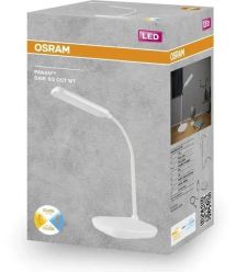 LEDVANCE Лампа настольная Panan DISK SQ 12W 3000К 4000К 6500К с димером белая