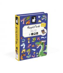 Janod Магнитная книга Драконы 53эл