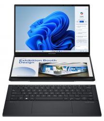 ASUS Ноутбук Zenbook DUO UX8406CA-QL214X 14" FHD OLED, Intel Ultra 7 255H, 32GB, F2TB, UMA, Win11P, Серый