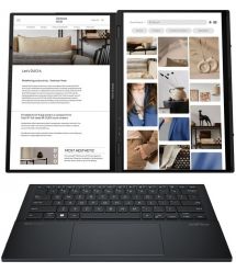 ASUS Ноутбук Zenbook DUO UX8406CA-QL214X 14" FHD OLED, Intel Ultra 7 255H, 32GB, F2TB, UMA, Win11P, Серый