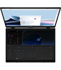 ASUS Ноутбук Zenbook DUO UX8406CA-QL214X 14" FHD OLED, Intel Ultra 7 255H, 32GB, F2TB, UMA, Win11P, Серый