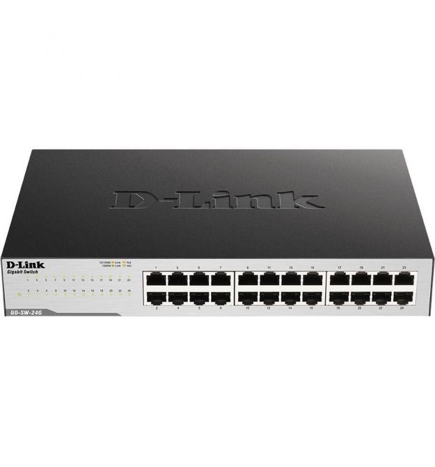 D-Link Коммутатор GO-SW-24G 24xGE, Неуправляемый