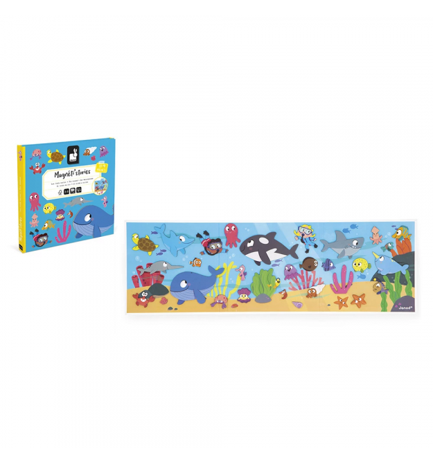 Janod Магнитные истории Морские жители 30эл