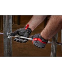Milwaukee Перчатки рабочие, Armortex, Smartswipe, полиэстер/TPR/махровая ткань, р.11/XXL, черные