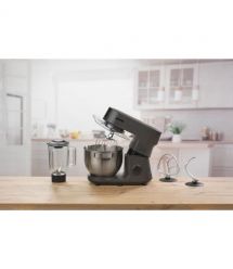 Gorenje Кухонная машина 1000Вт, чаша-металл, корпус-металл, насадок-7, серебристо-черный