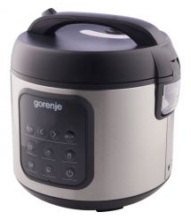 Gorenje Мультиварка, 476Вт, міні, чаша-2л, электронное управл., 5 програм, металл/пластик, черный