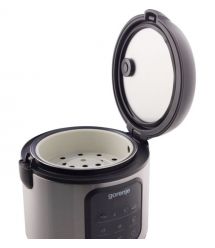 Gorenje Мультиварка, 476Вт, міні, чаша-2л, электронное управл., 5 програм, металл/пластик, черный