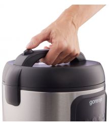 Gorenje Мультиварка, 476Вт, міні, чаша-2л, электронное управл., 5 програм, металл/пластик, черный